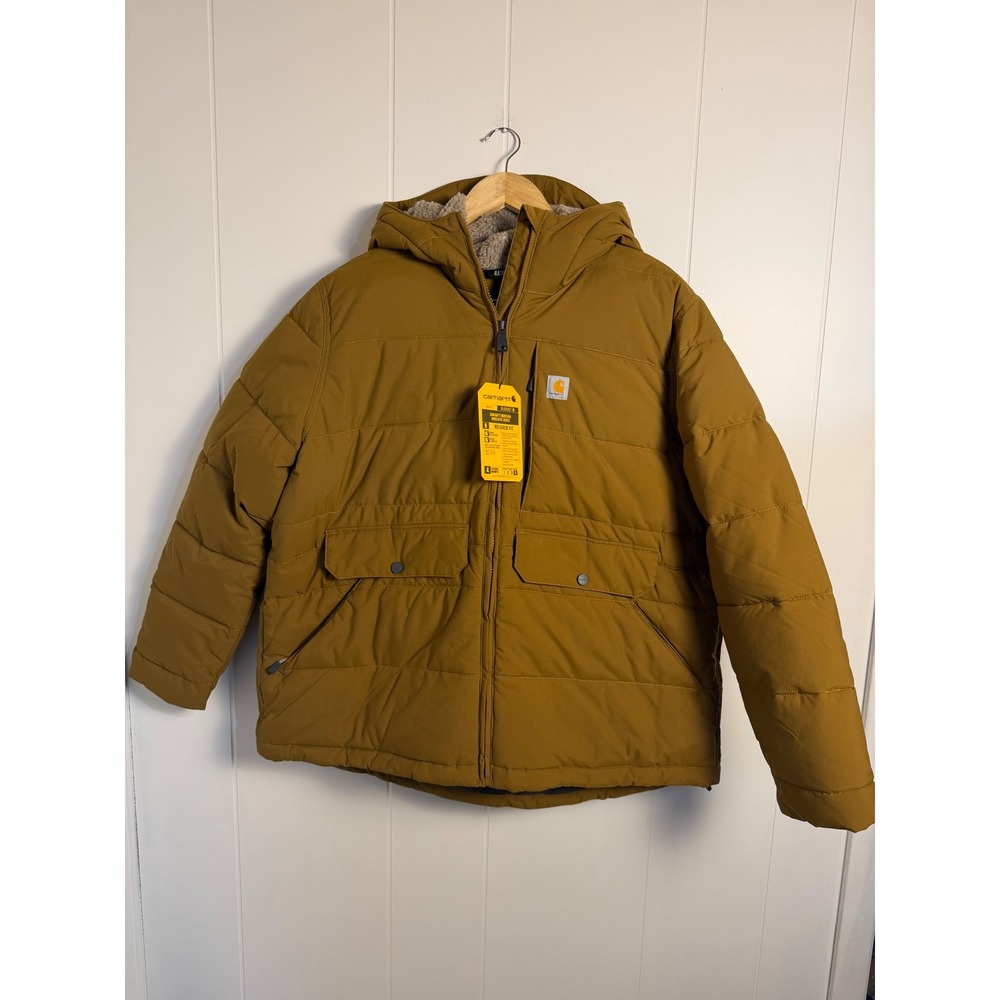 Carhartt Montana Insulated Jacket XXL Brown Rain Defender OJ5457-W